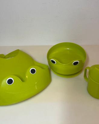 MATA Ikea set per pappa, 3 pezzi, verde