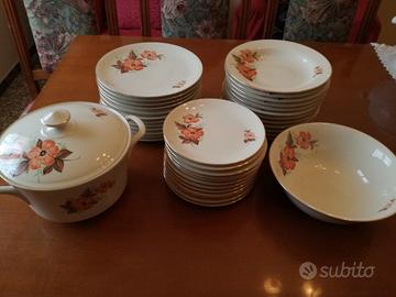 Servizio piatti anni '70