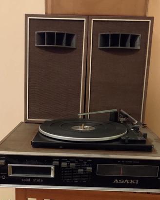 Stereo vintage con casse