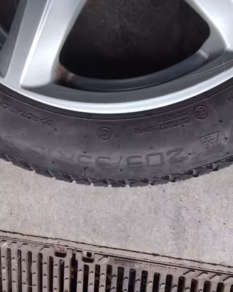 cerchi in lega +gomme  invernali