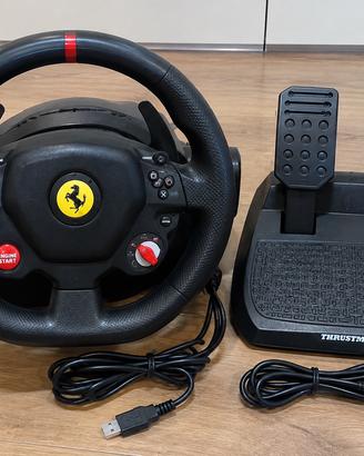 Volante Thrustmaster Ferrari + pedaliera PS3/PC