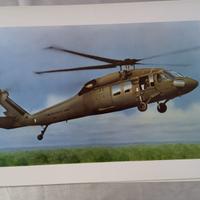 Sikorsky UH-60 Black Hawk elicottero Stampa Poster