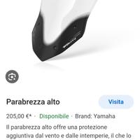 parabrezza alto yamaha tricity 300