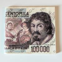 Agendina telefonica tascabile - Motivo 100000 Lire