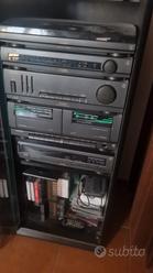 PHILIPS Lettore vinile e cassette FP 9300  			