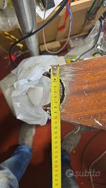 gradini n 18 scala a chiocciola legno massello