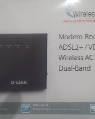 Modem Router Adsl Dlink AC 1200