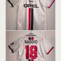 Maglia Milan Away 1996/97 Baggio 18 – Taglia L