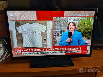 TV Telefunken 24" LED - Perfetta con Telecomando