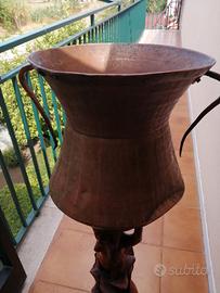 conca  antica in rame