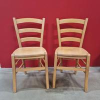 Sedie legno massello stile country mod. Venezia