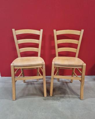 Sedie legno massello stile country mod. Venezia