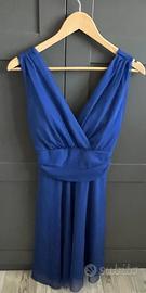 Abito con stola – colore blu royal