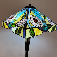 Piantana Quadrata stile TIFFANY