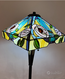 Piantana Quadrata stile TIFFANY