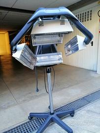 Lampada infrarossi per asciugatura capelli