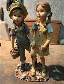 Bomboniera bambine con cesto fiori