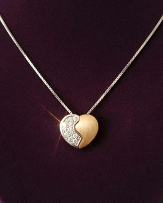 Collana in Oro 18kt e Diamanti Naturali 