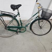 bicicletta  verde, ruote da D 26 pollici 