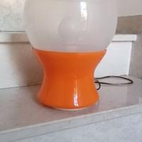 Lampada arancione vintage originale anni ’70