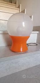 Lampada arancione vintage originale anni ’70