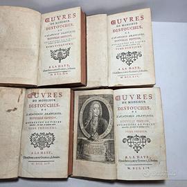 Libro Antico 1754 Oeuvres De M. Destouches 8 in 4