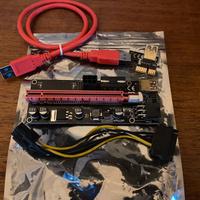 PCIE Riser VER 009S  Estensione grafica da 1x a 16