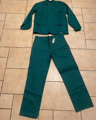 Giacca e pantalone da lavoro flame retardant