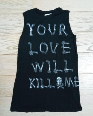 vestito corto maglia donna Halloween 