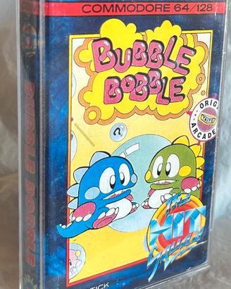 Commodore 64 - Bubble Bobble cassetta