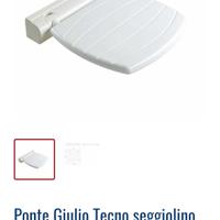 Sedile doccia ribaltabile Ponte Giulio