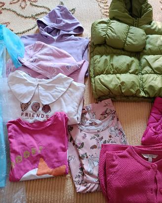 abbigliamento bimba 2/4 anni , invernale 