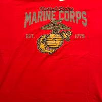 T-shirt rossa corpo dei marines americani
