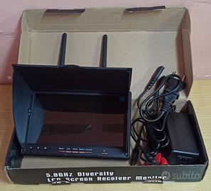 Monitor LCD 7" 5.8 Ghz per drone