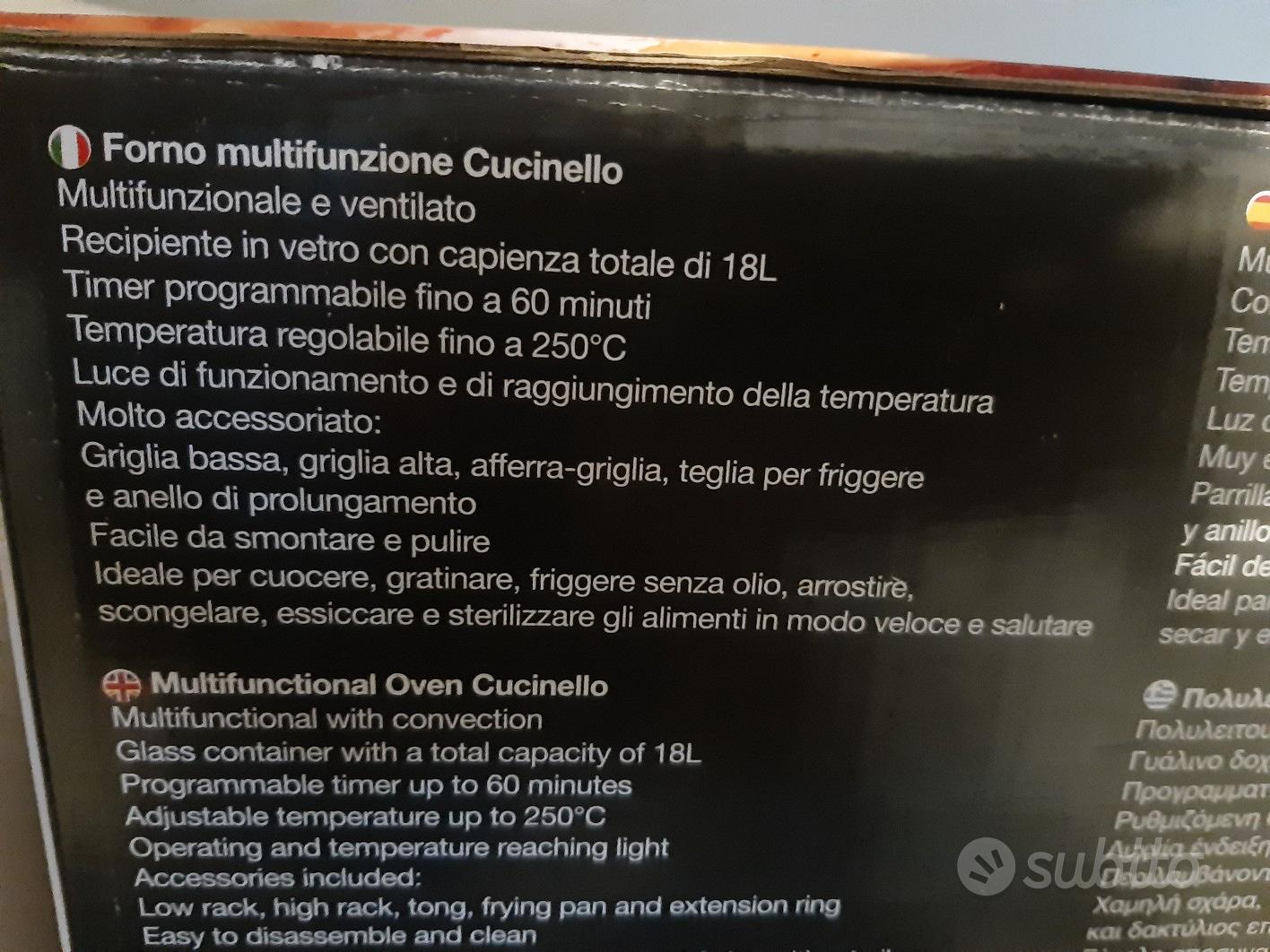 Menu - Padella fornetto doppio multifunzione per camper, caravan e