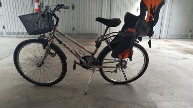Mountain Bike LERI vintage con seggiolino bimbo e