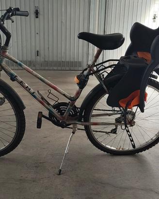 Mountain Bike LERI vintage con seggiolino bimbo e
