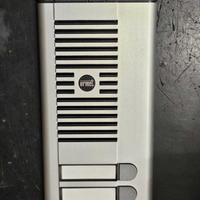 Pulsantiera in alluminio 2 pulsanti URMET