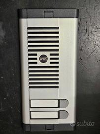 Pulsantiera in alluminio 2 pulsanti URMET