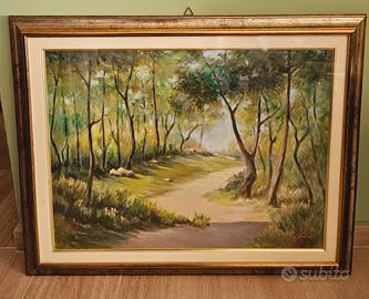 Quadro paesaggio pittore Buzzi