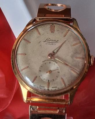 orologio da polso Vintage tutto  Placcato Oro 