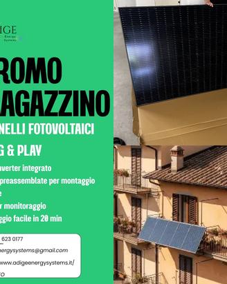 Pannelli fotovoltaici plug and play