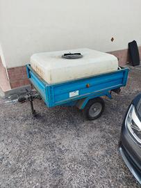 Carrello con botte