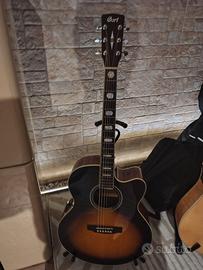 chitarra acustica cort preamplificata