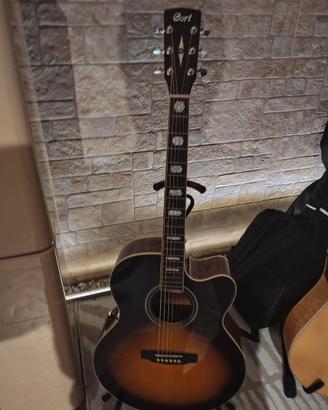 chitarra acustica cort preamplificata