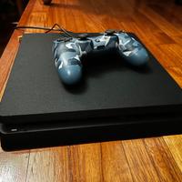 PlayStation 4 Slim + Dualshock 4 Blue Camouflage