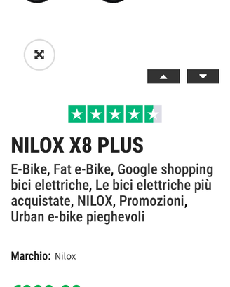 Bici elettrica 800 trattabili sigillata da vetrina