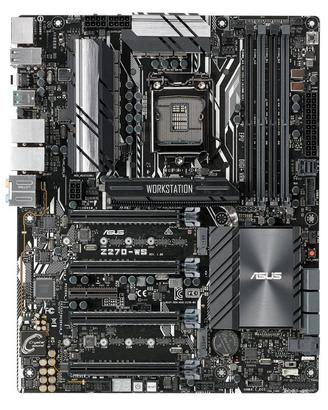 Blocco Scheda madre Asus Z270-WS + Cpu I7-7700