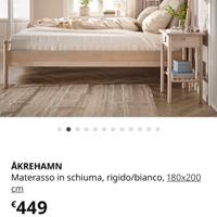 Materasso Ikea King size memory foam