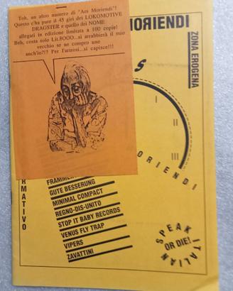 Ars Moriendi 6 Fanzine + 2 7’’ punk wave italiana